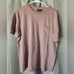Richer Poorer Womens L Short Sleeve T-Shirt W/ Pocket Brown